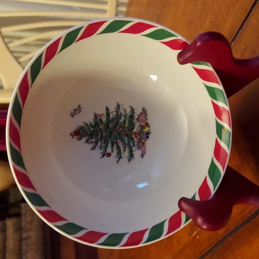 NEW | SPODE | CANDY CANE CANDY BOWL - Picture 2 of 7